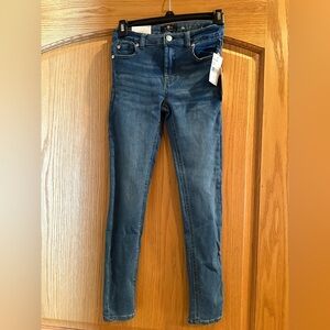7 For all mankind girls super skinny jeans size 10 adjustable waist New